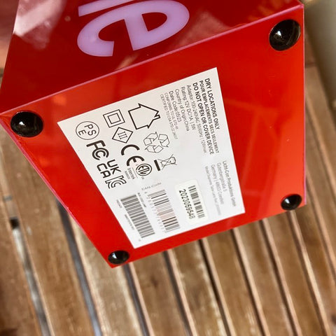 Supreme Box Logo Lamp Red