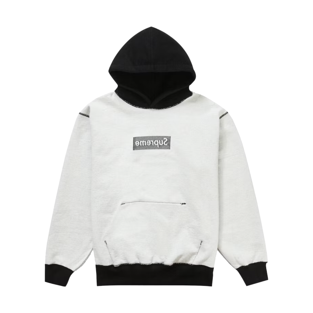 Inside Out Box Logo Hooded Sweatshirt Black – Manzoni Kicks