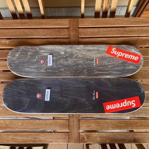 Supreme - Bling Box Logo Skateboard Deck (Gold) – eluXive