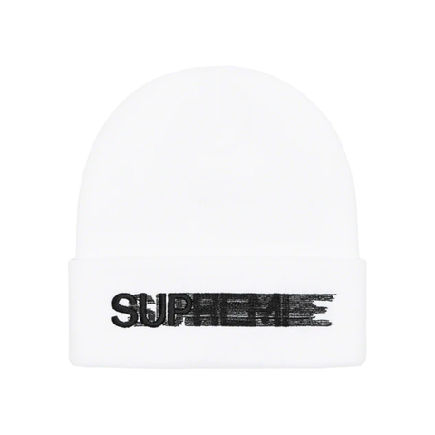 Motion Logo Beanie White