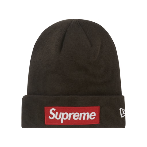 New Era Box Logo Beanie Brown